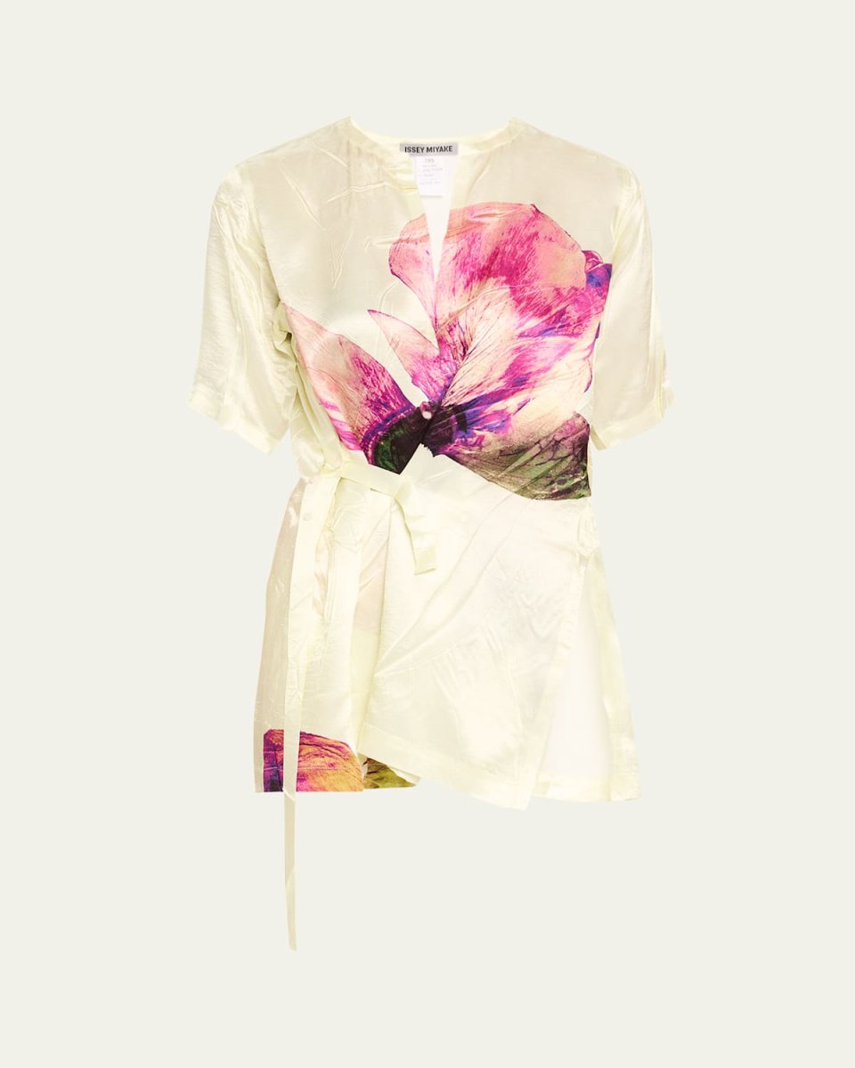 Pressed Floral Printed Top